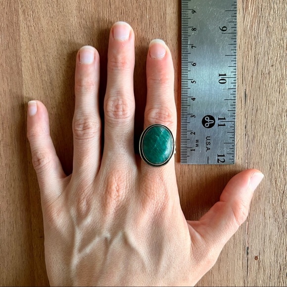 sterling silver & stone ring - Picture 10 of 11